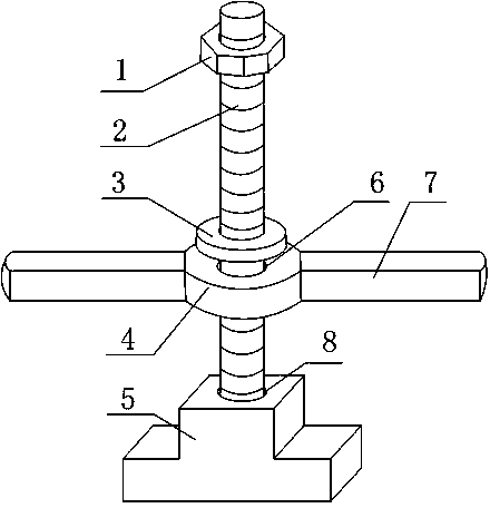 Pressing plate structure fixed on clamping groove and use method thereof