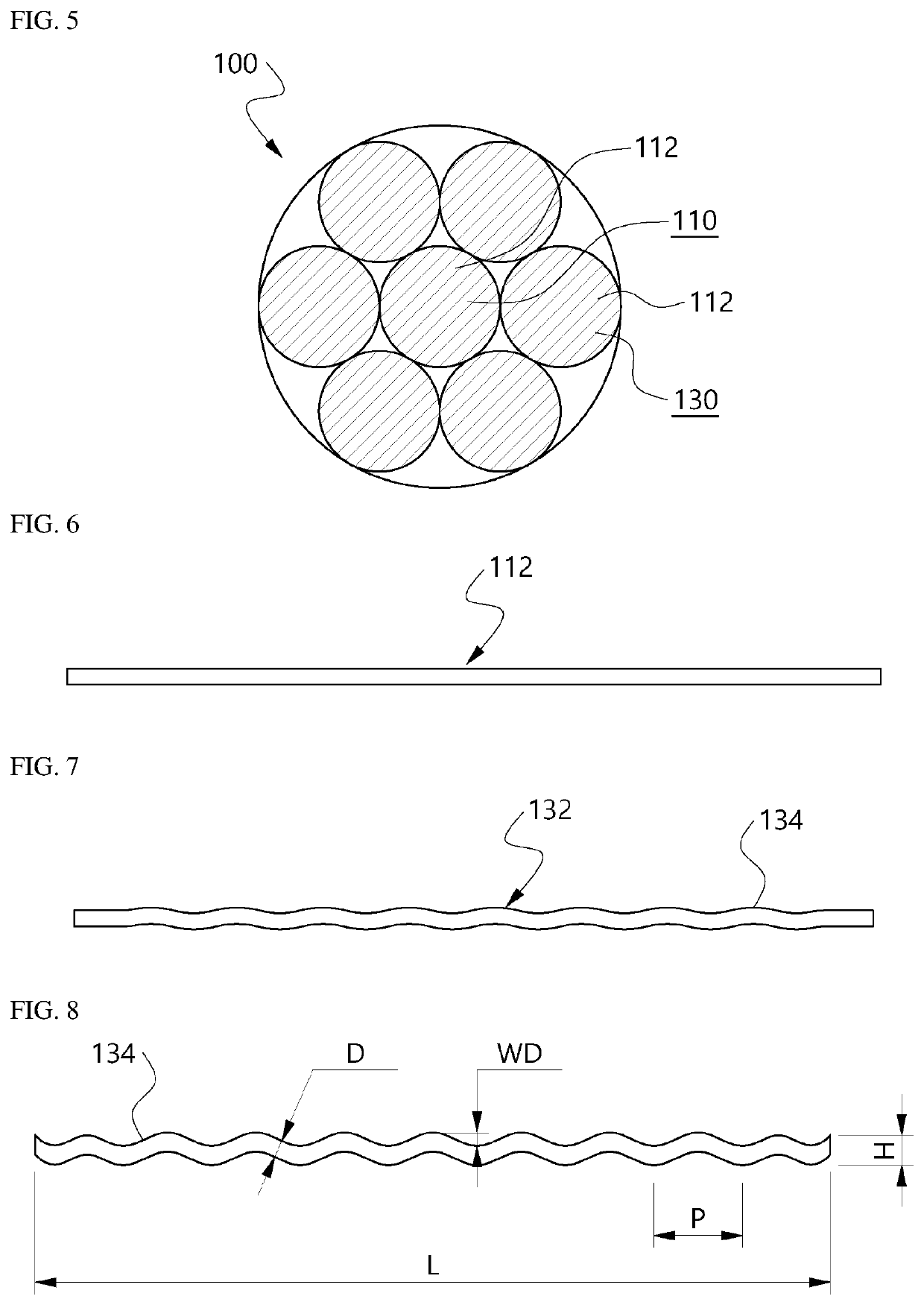 Cable using cold-drawn shape memory alloy wires and method for manufacturing the same