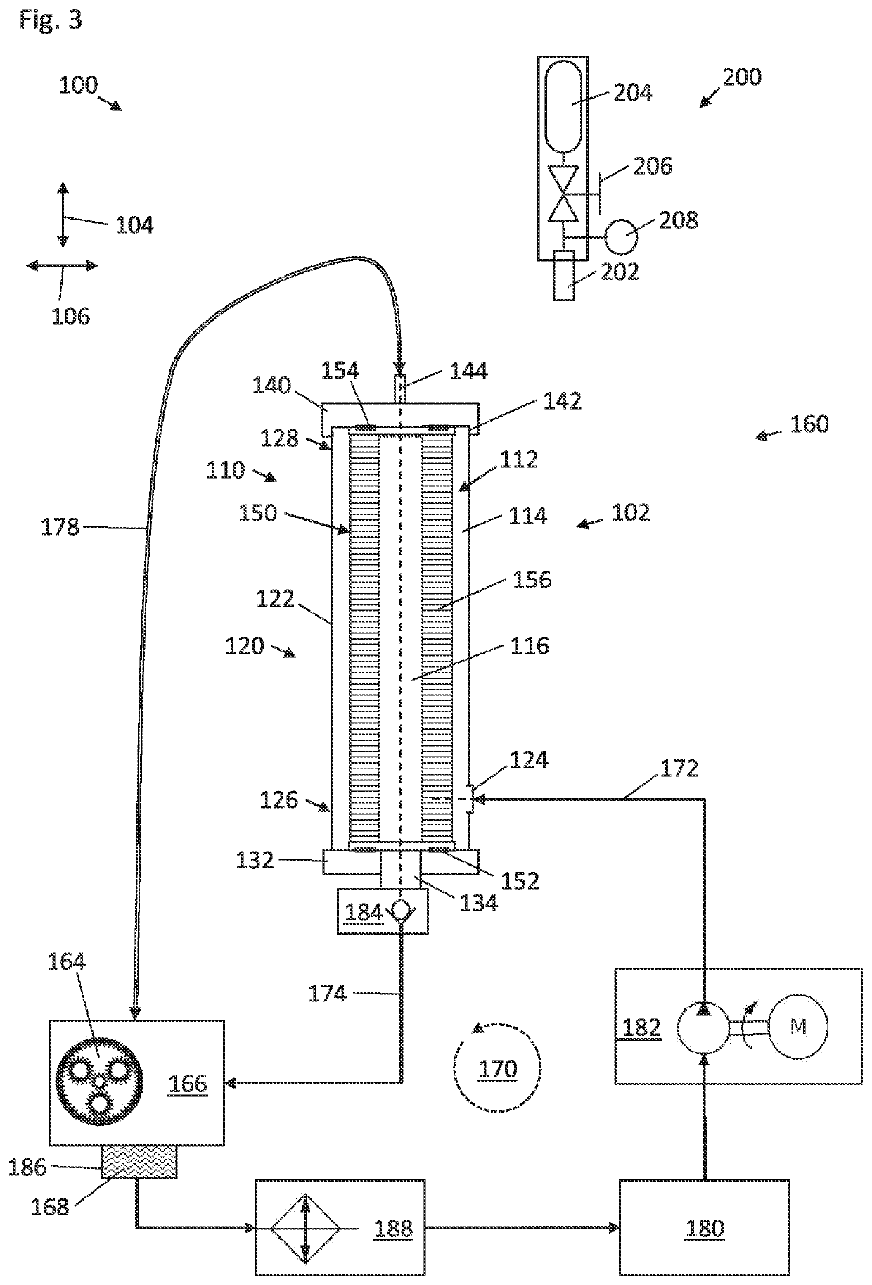 Filter system for a wind turbine, a wind turbine having a filter system and method for changing an oil filter of a filter system