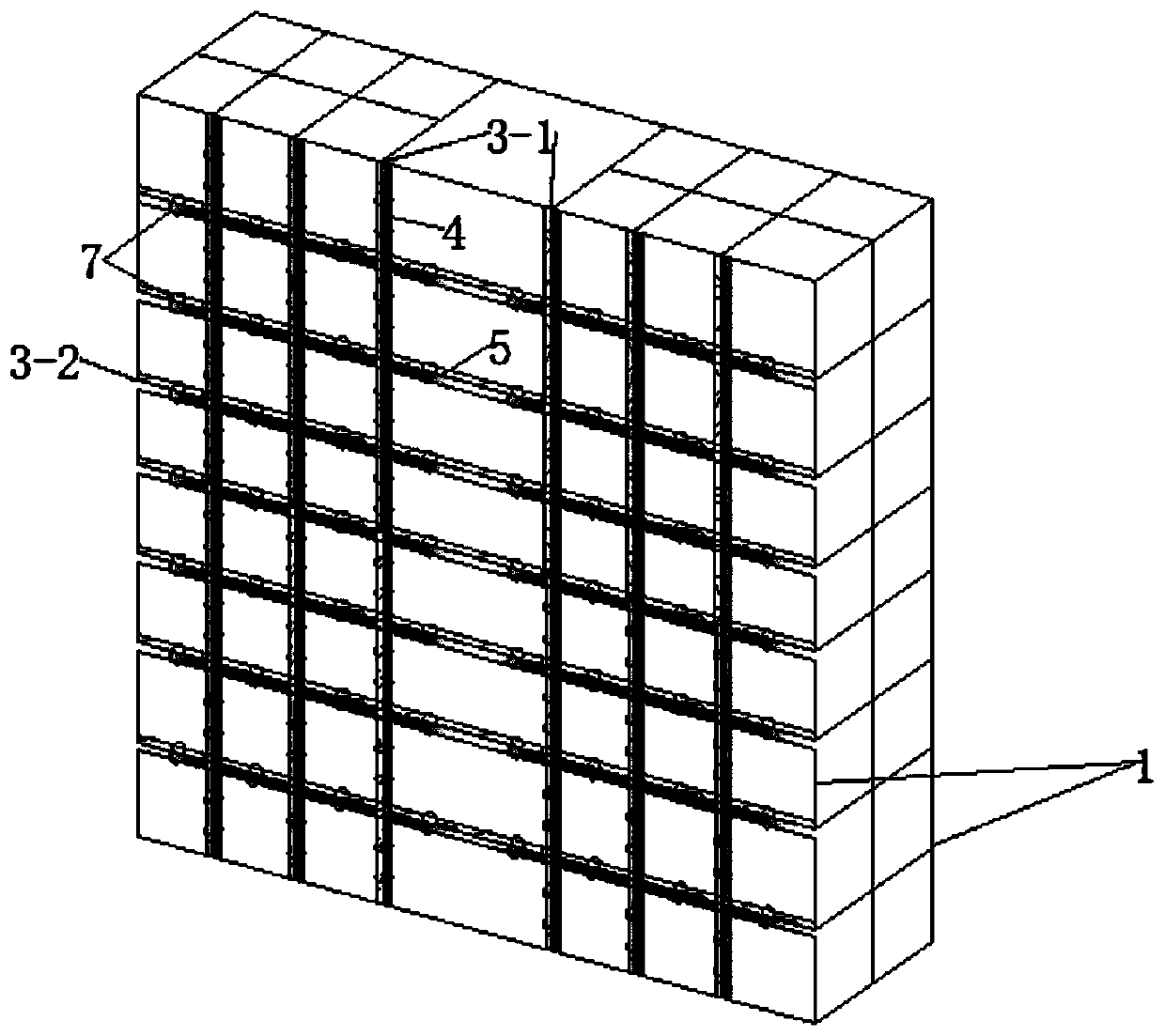 Implementation method of three-dimensional monitoring network for foundation pit engineering based on distributed optical fiber sensors