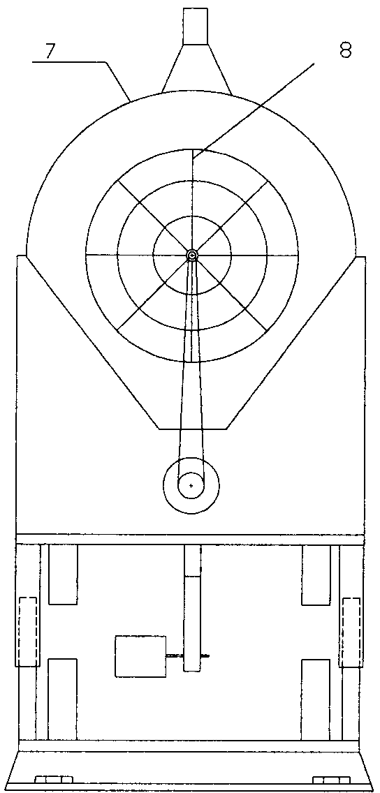 Waste concrete recycling and screening device