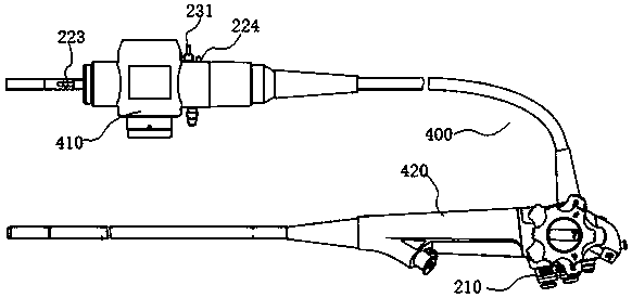 A cooling system for endoscope illumination and an endoscope