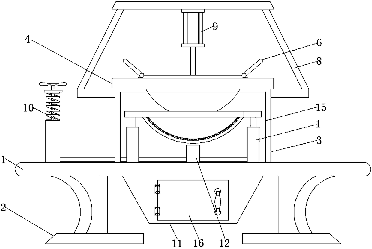 Pot bottom ash collection device for production of traditional Chinese medicine