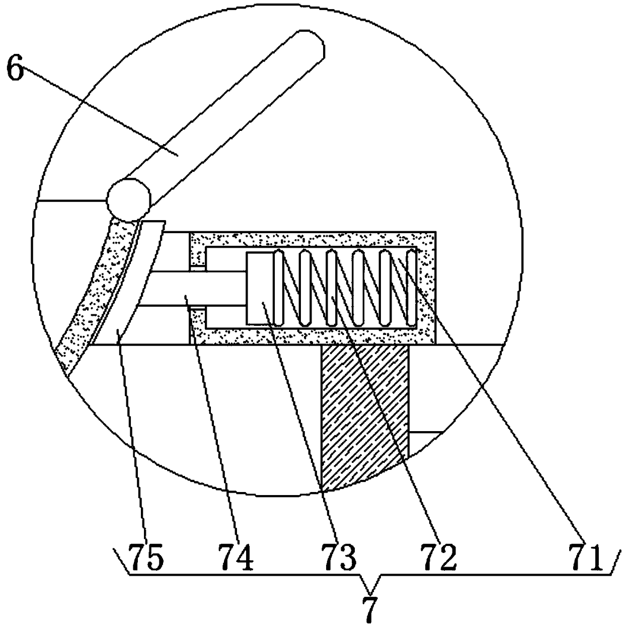 Pot bottom ash collection device for production of traditional Chinese medicine