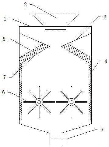 Lotus root starch drying device