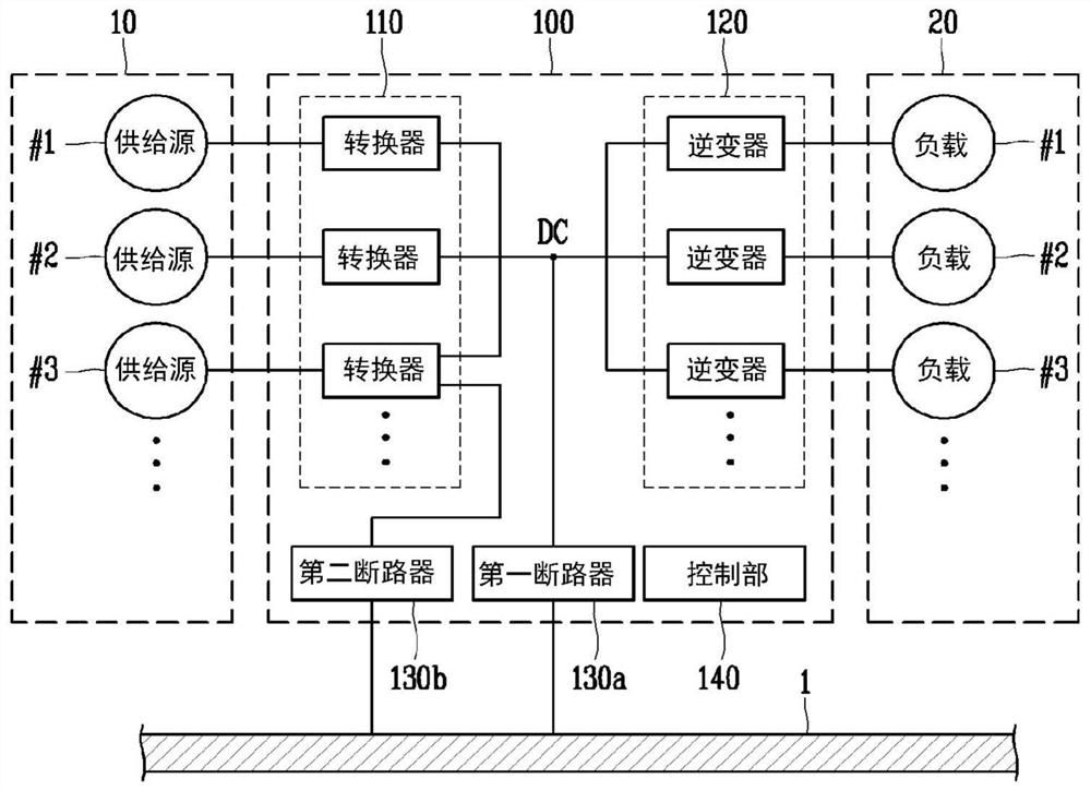 Power supply device and power supply system