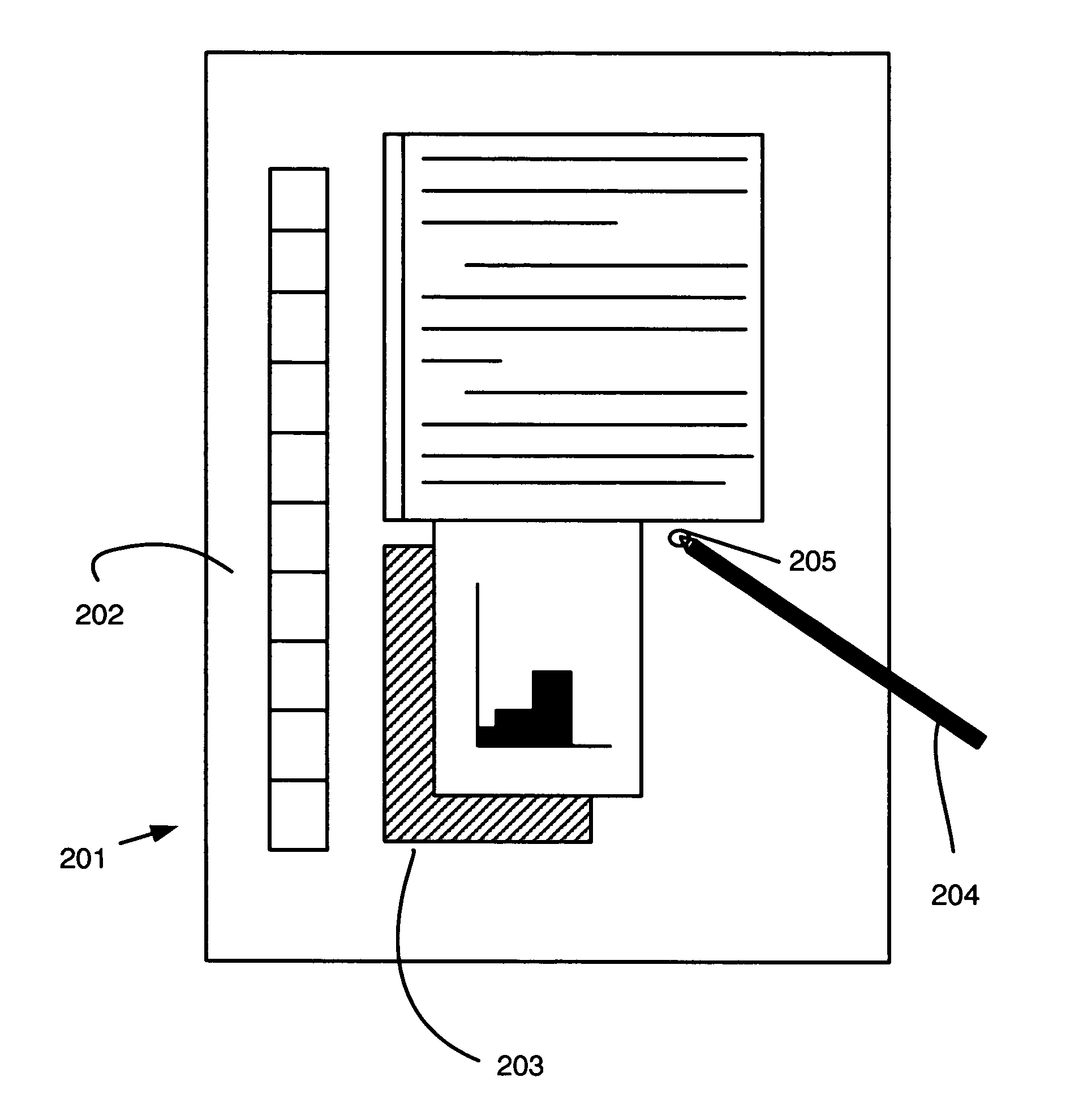 Systems, methods, and computer-readable media for invoking an electronic ink or handwriting interface