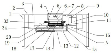 A semiconductor wafer grinding device with cleaning function