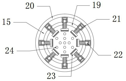 A semiconductor wafer grinding device with cleaning function