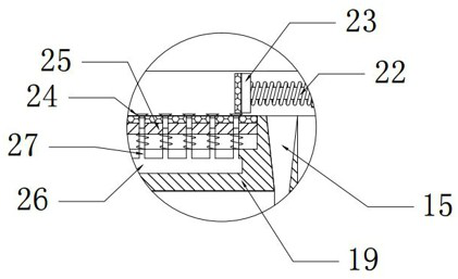 A semiconductor wafer grinding device with cleaning function