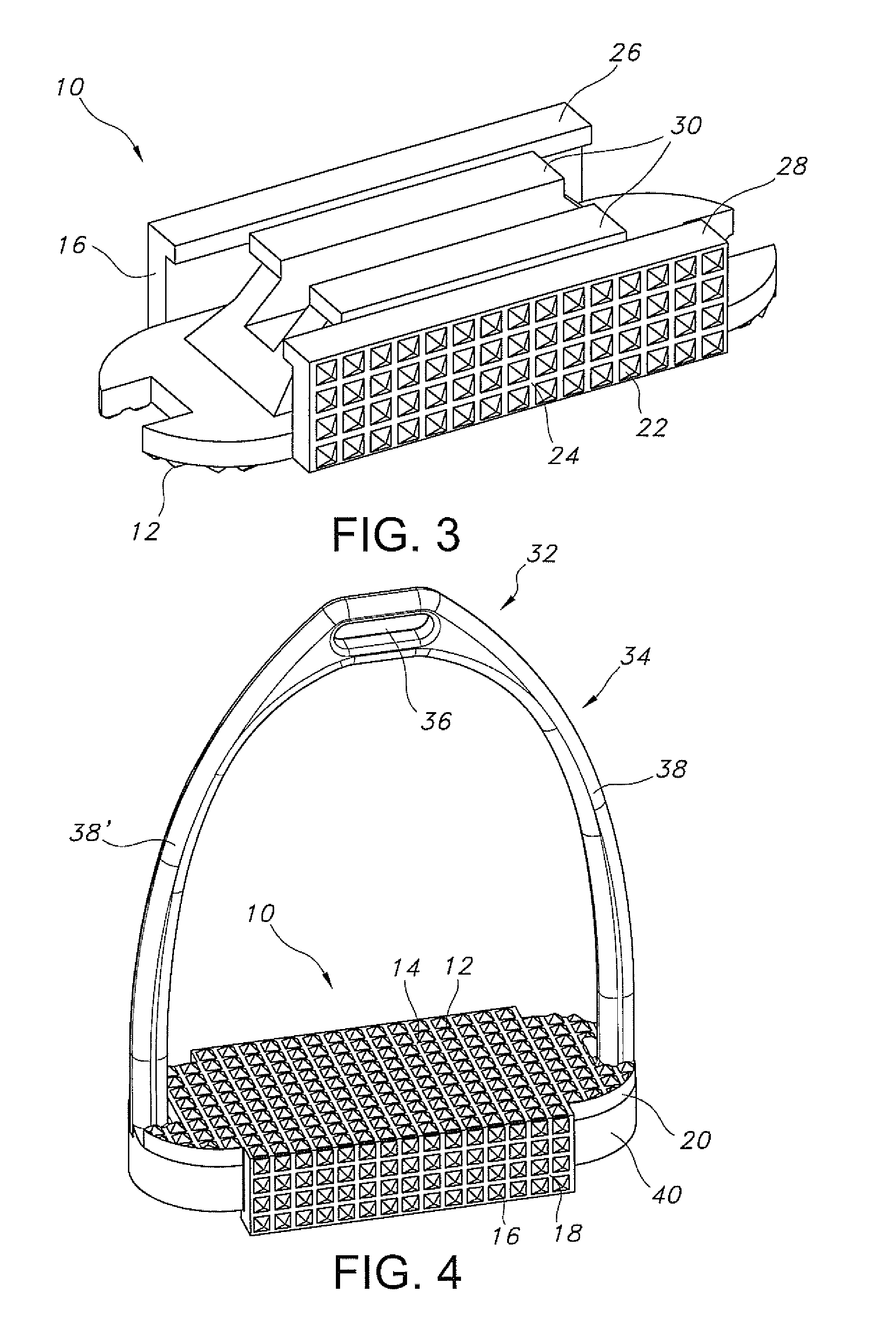 Stirrup pad