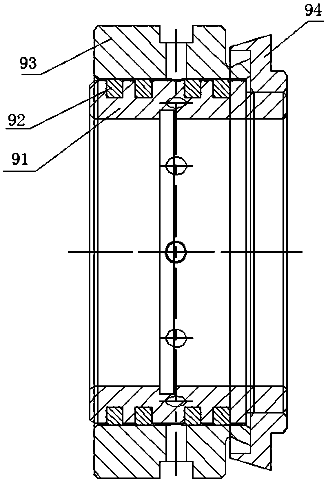 High-pressure air-cooling roots blower