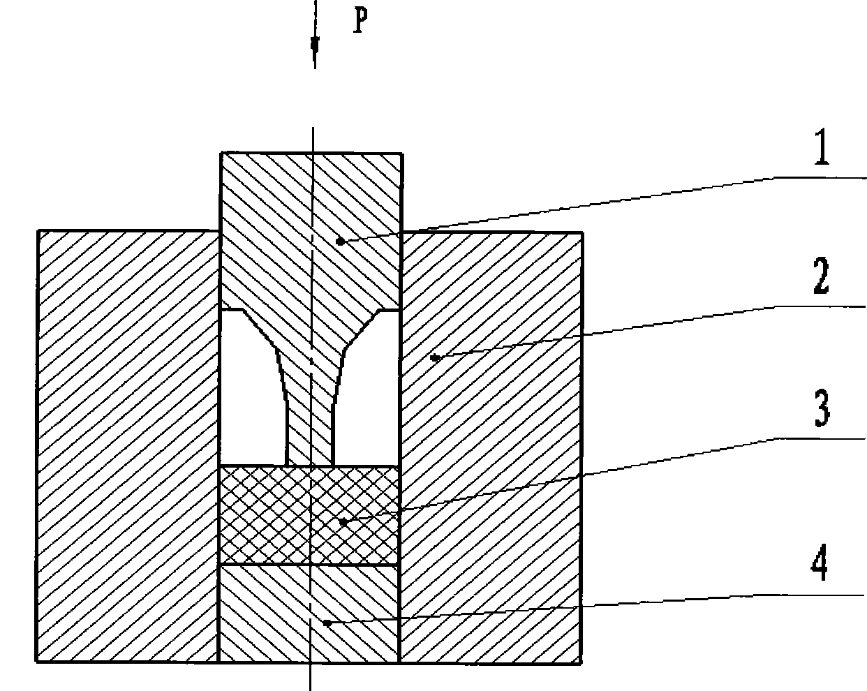 Method for preparing aluminum oxide based nano complex phase ceramic bull block