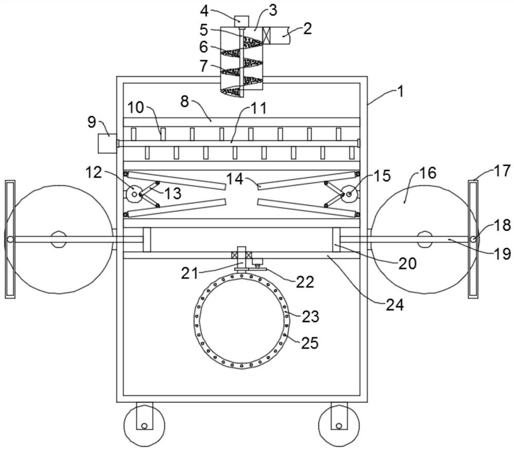 Catalytic combustion treatment device for adsorbed waste gas