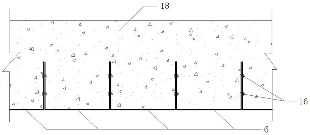 Rapid repair construction method and repair structure of pavement subsidence in karst area