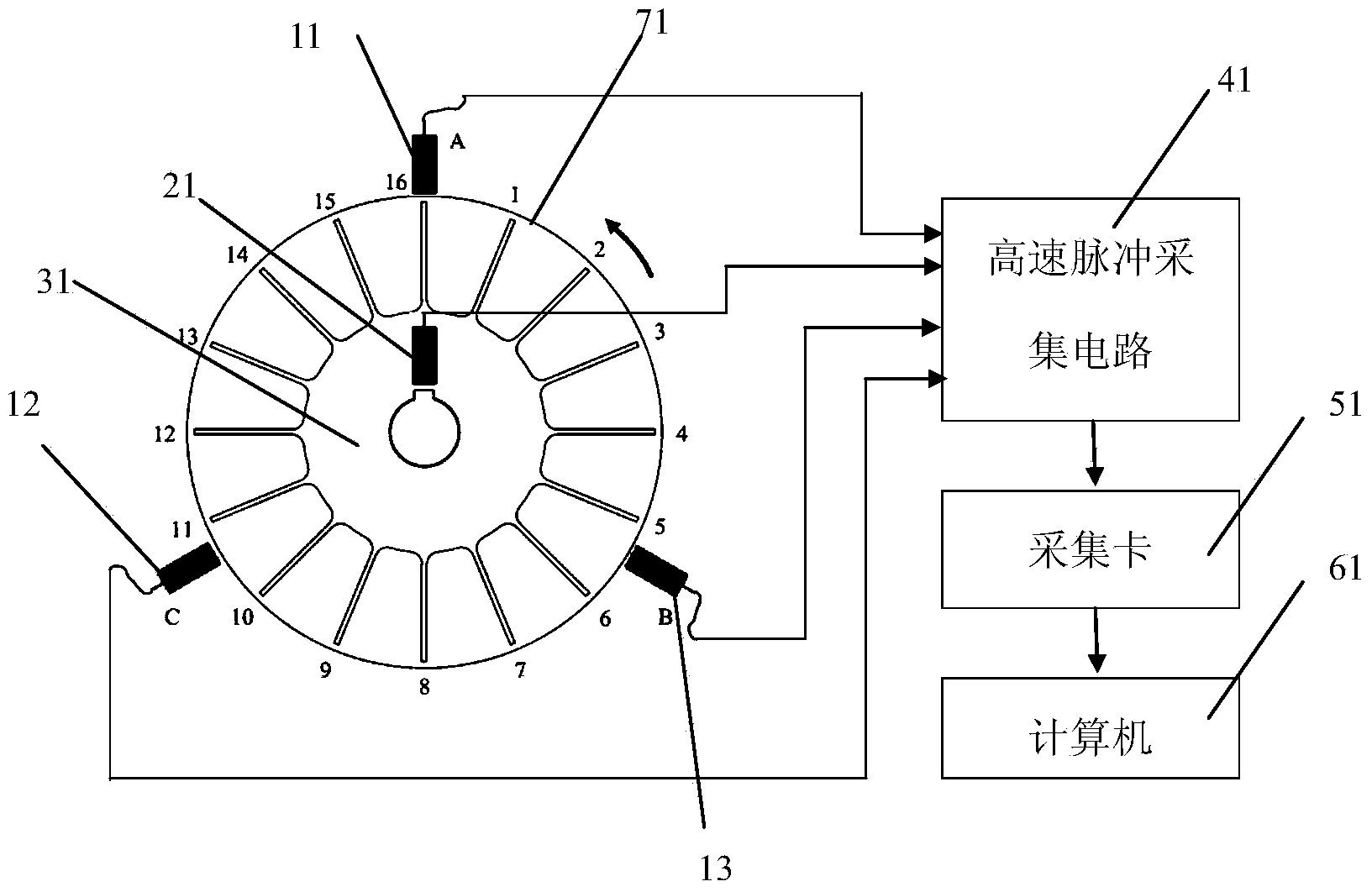 Non-aliasing reconstruction method of high-speed leaf undersampled leaf apex vibration signals