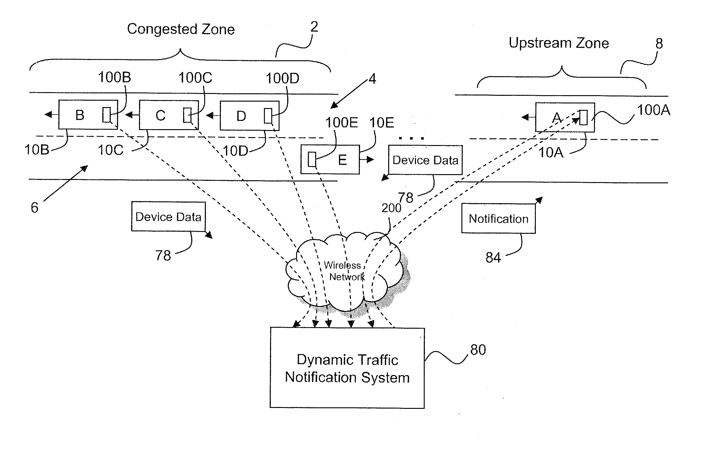 System and method of sending an arrival time estimate