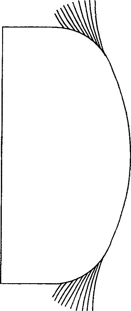 High precision spinning forming method for thin wall closing head with radius-thickness ratio less than three per mille