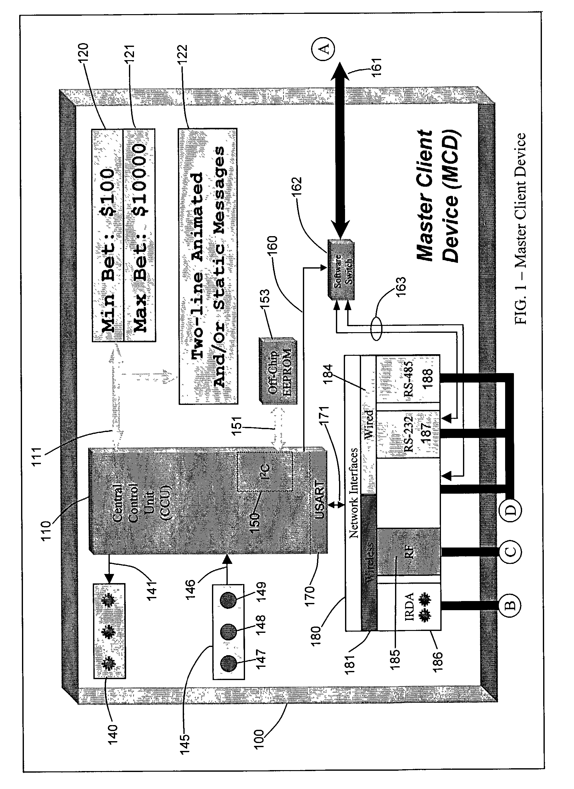 System for presenting table game limits and related information