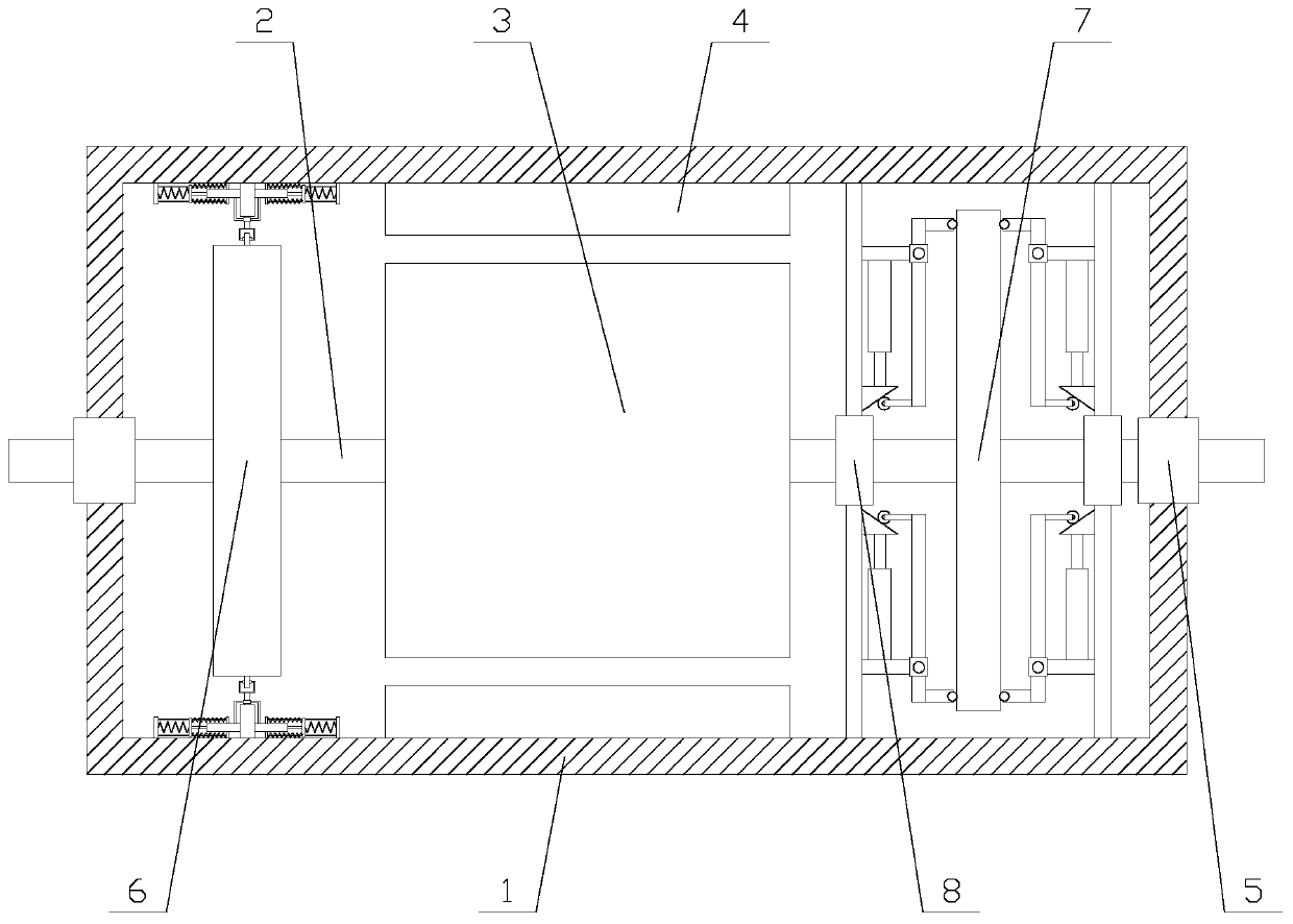 A new energy vehicle motor with small vibration amplitude and stable operation