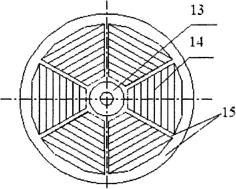 Integrated coupling device for flue gas desulfurization and dedusting