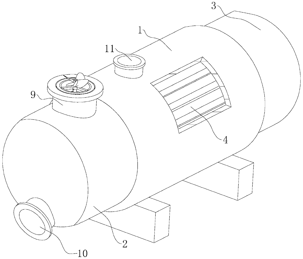 Heater for heating network