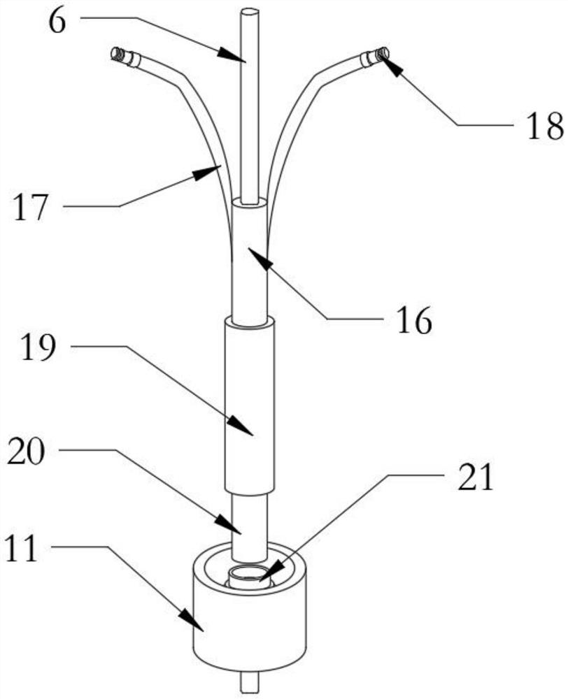 High-frequency device connection mechanism based on 5G base station