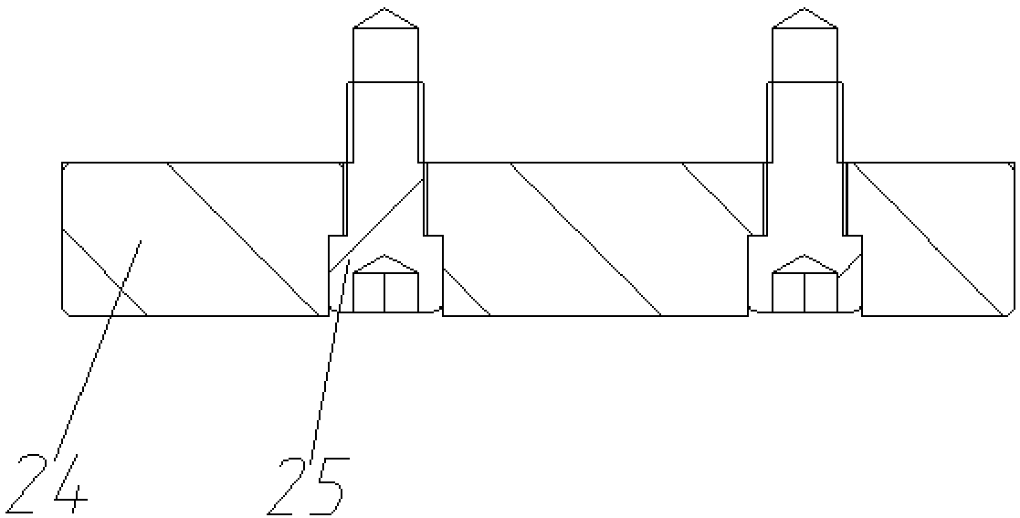 Variable diameter sealing submarine cable flashboard valve with built-in cylinder body