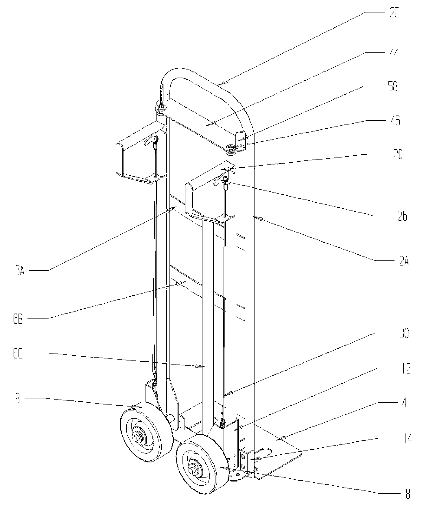 Hand truck capable of multi-directional movement