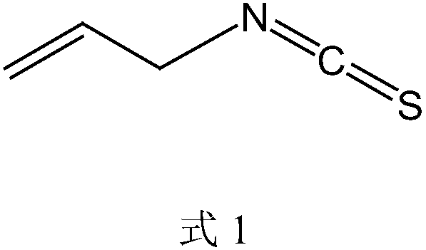 Horseradish microcapsule suspending agent and preparation method thereof