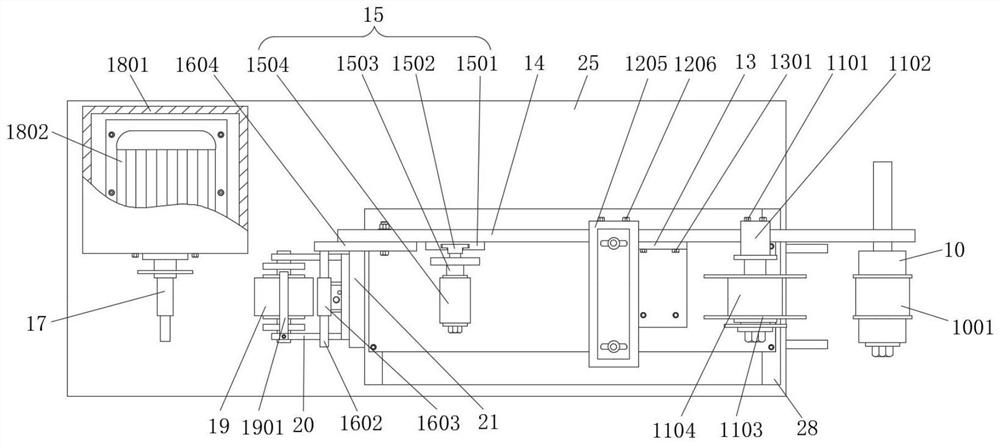 Pressing device for inductance coil and copper foil films