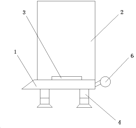 Electronic analytical balance capable of conducting horizontal calibration