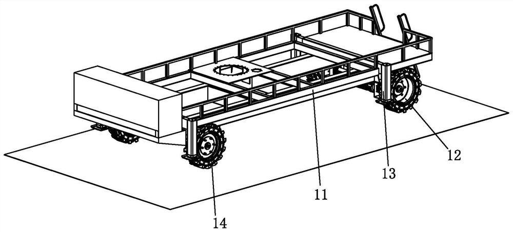 Bridge detection mobile platform and use method thereof