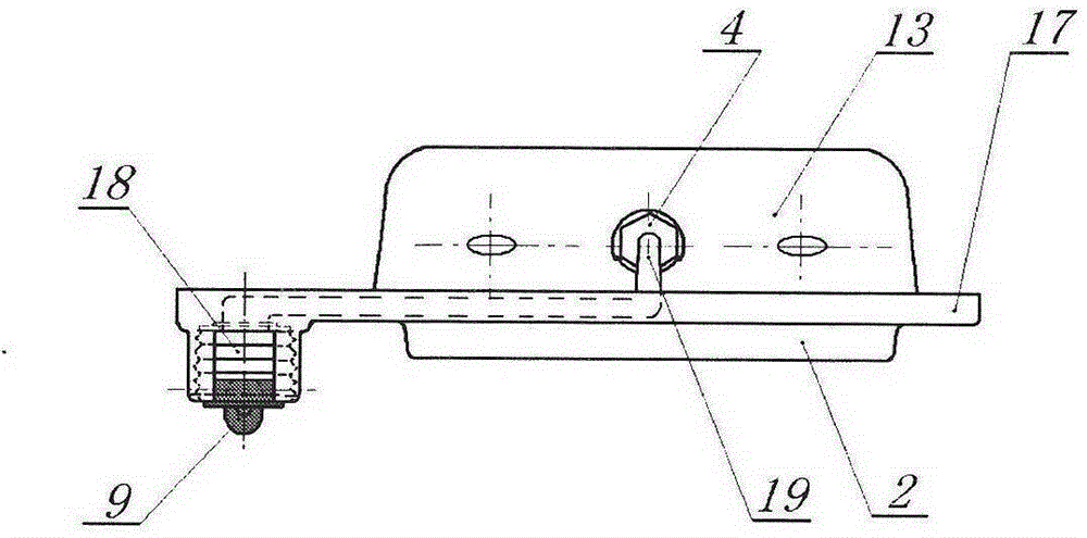 A hand-pressed pneumatic squatting-free body washbasin