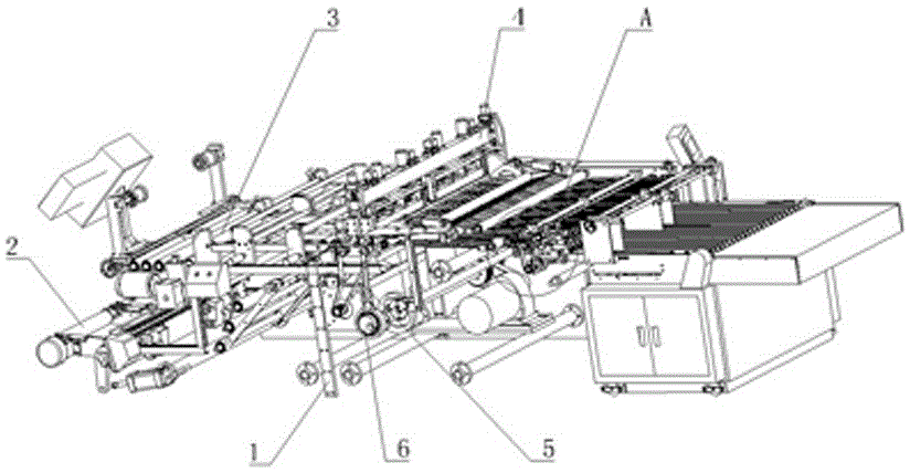 Packaging bag cutting machine