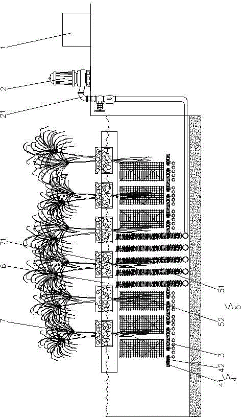 Water environment ecological management and rehabilitation system and application thereof