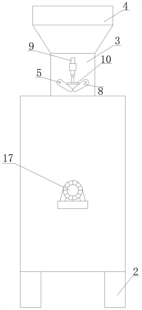 Efficient crushing device for recycling waste PE pipes