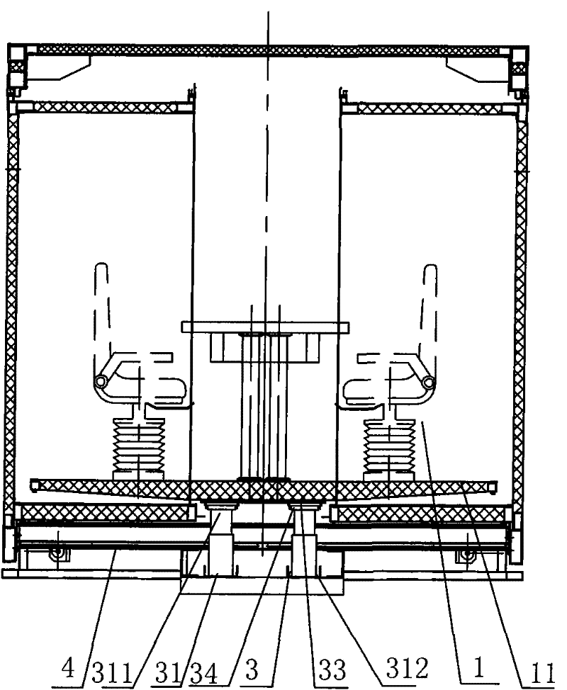 Expanding cabin floor board lifting device