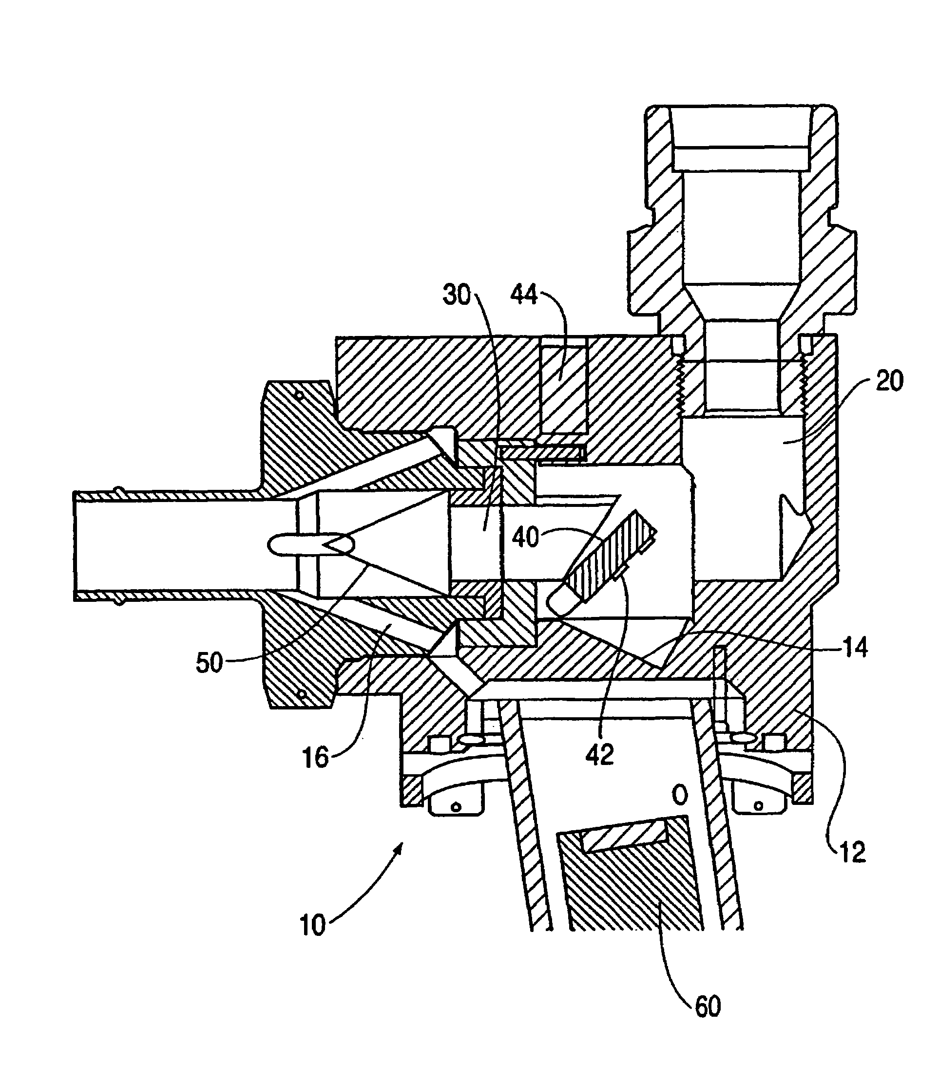 Lavatory service shut-off valve