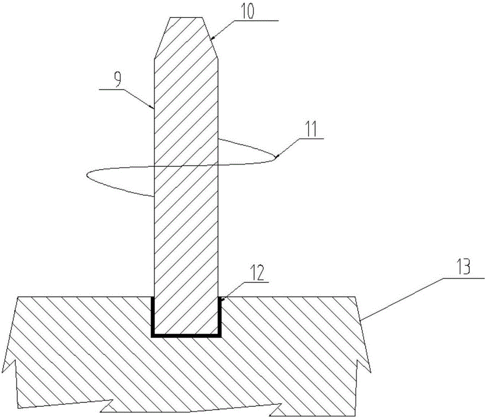 Large-grip-type deep sea anchor