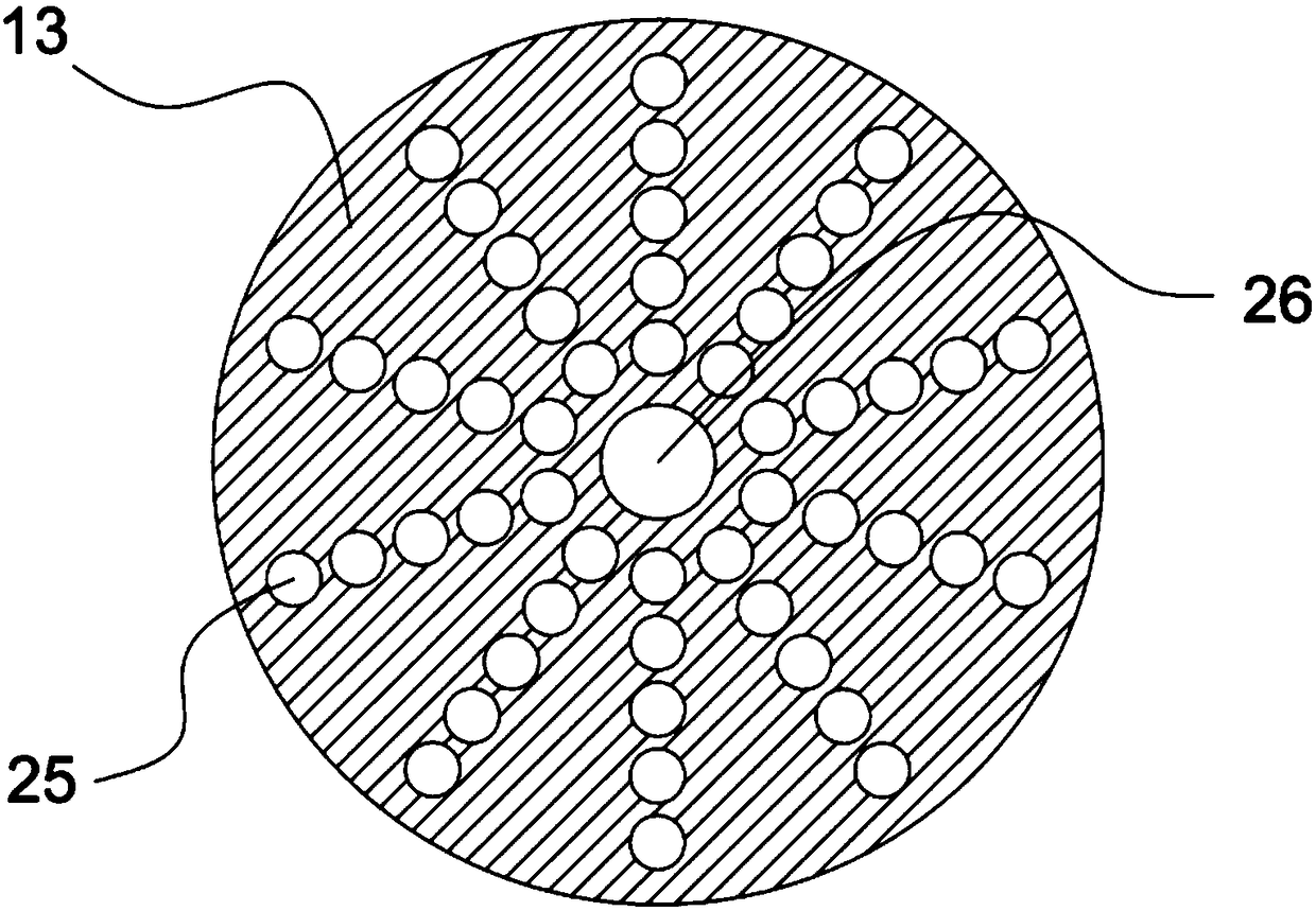 Chemical smoke efficient absorption device