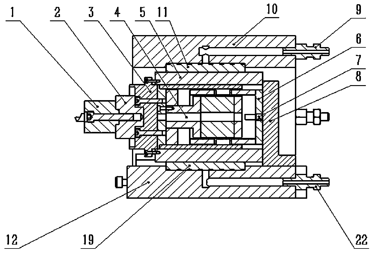 A built-in fast knife servo device