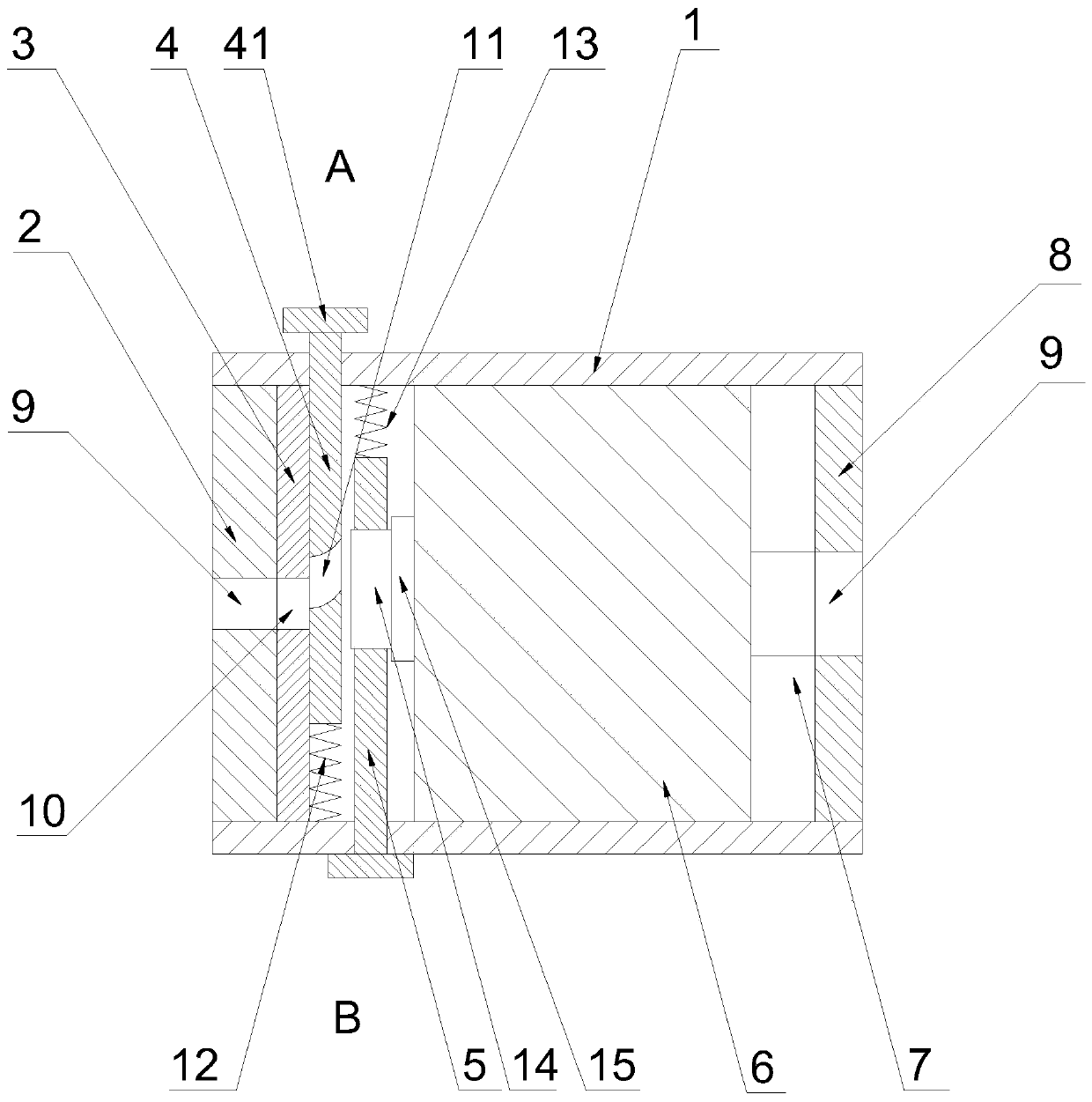 Explosion-proof junction box with high wiring efficiency