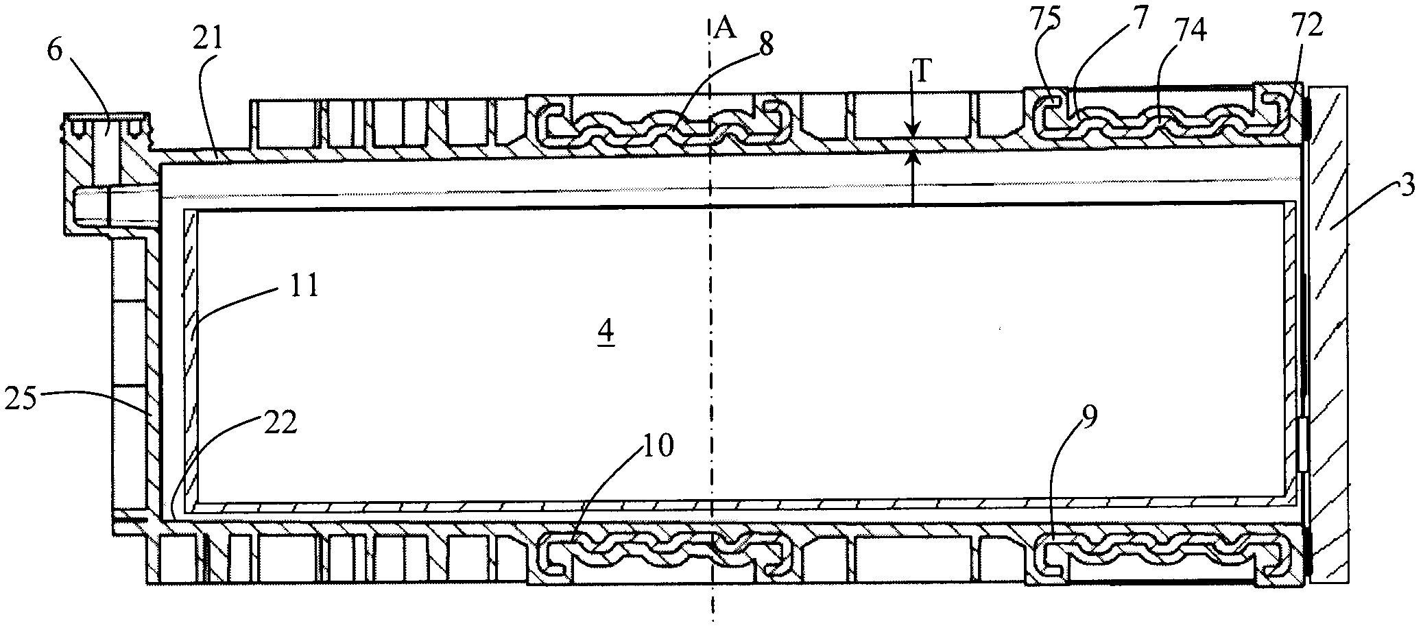 Refrigerating device with storage unit