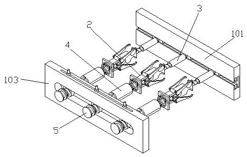 Step type bridge for laying cables with different diameters