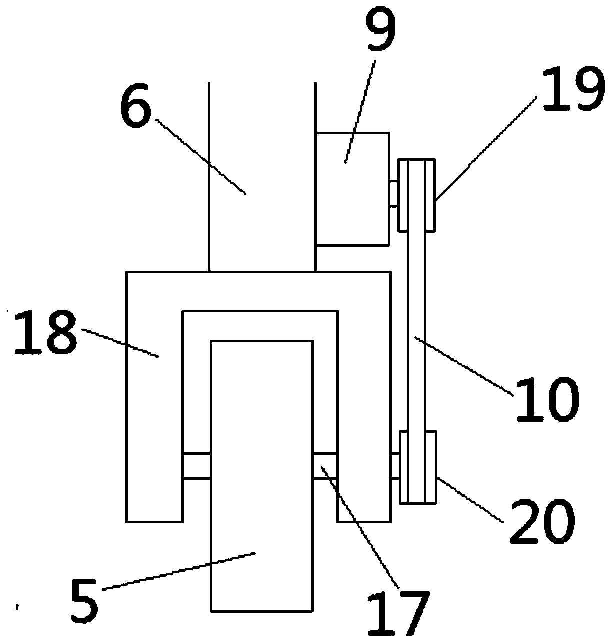 Electric vehicle charging pile structure