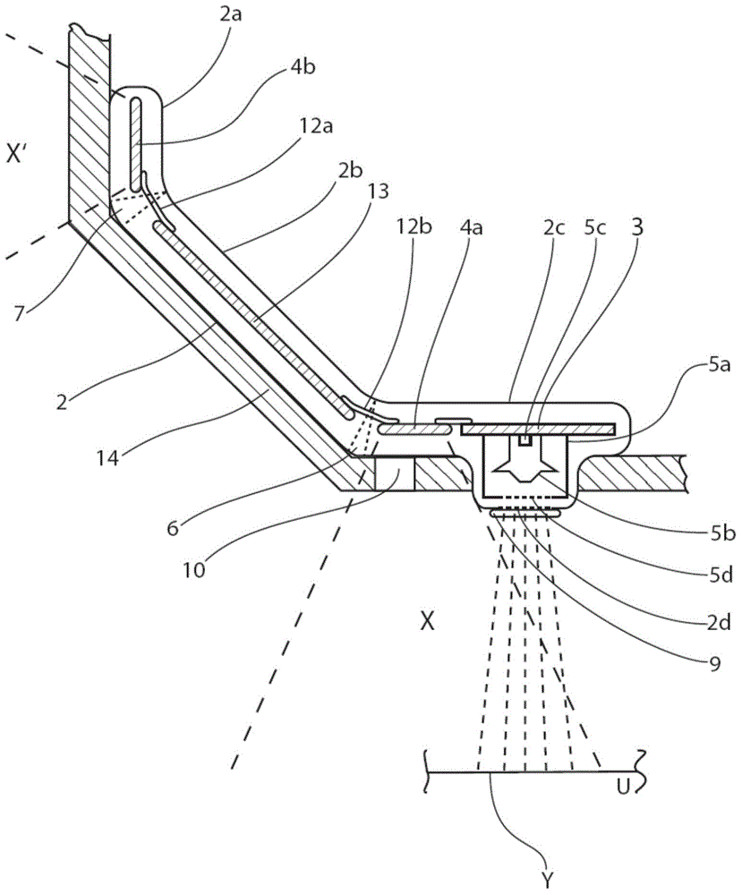 Electronic sensor unit for detecting the noncontact actuation of a door or flap on a motor vehicle