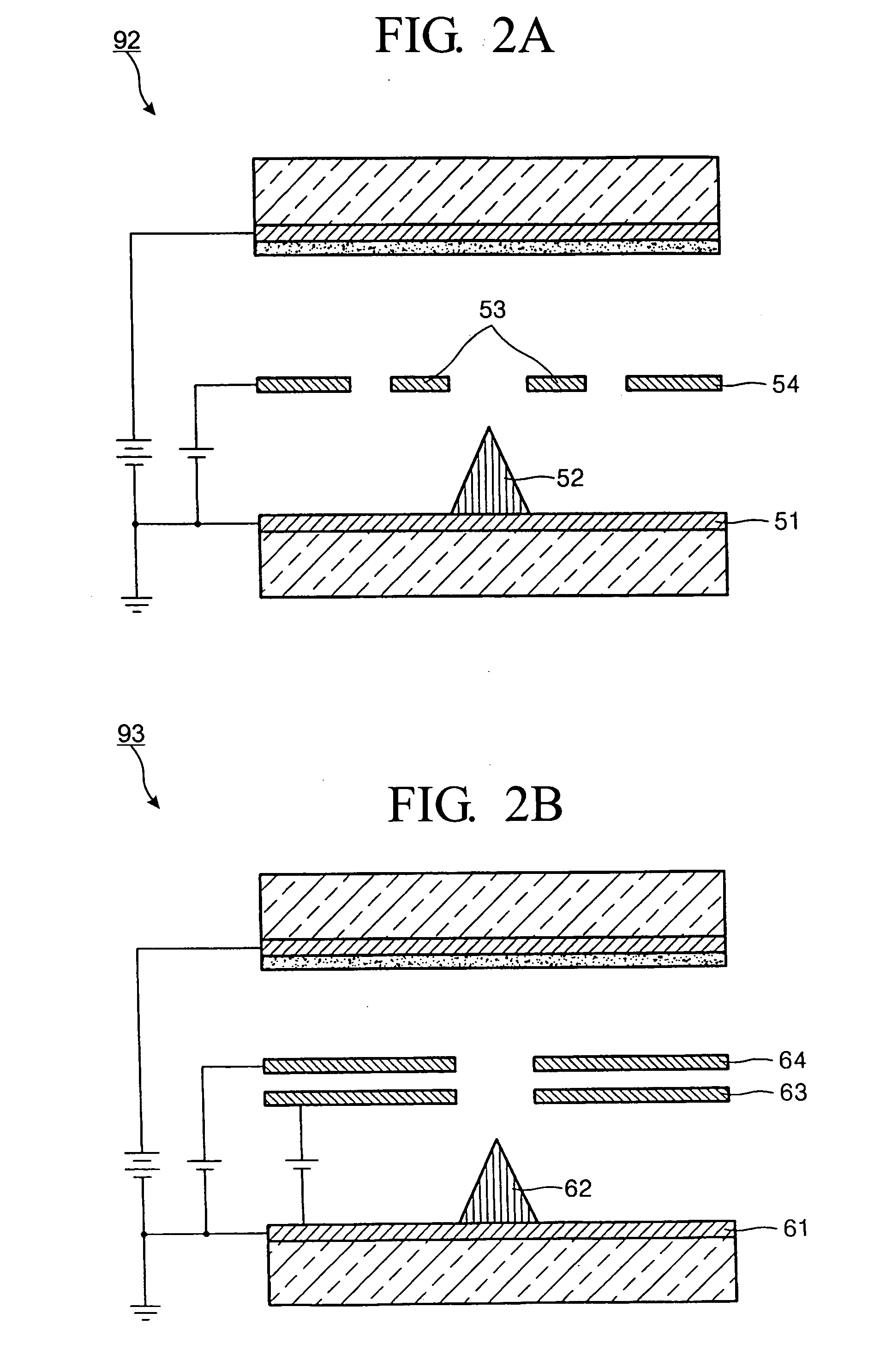 Field emission display having an improved emitter structure