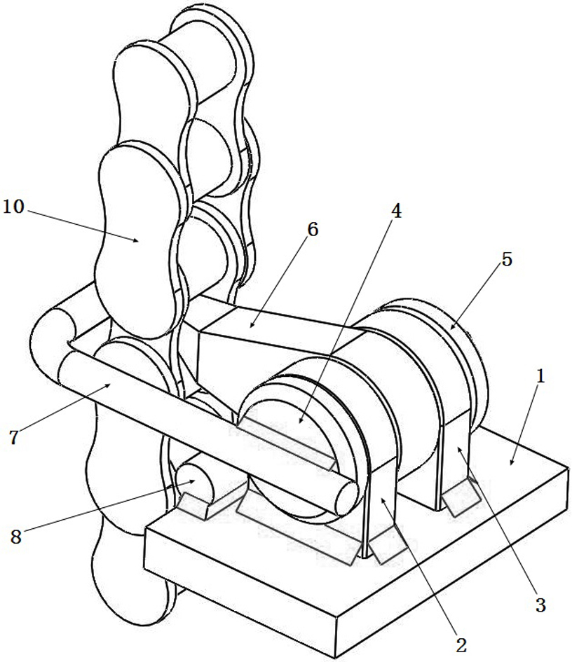 Reverse limiting device for chain