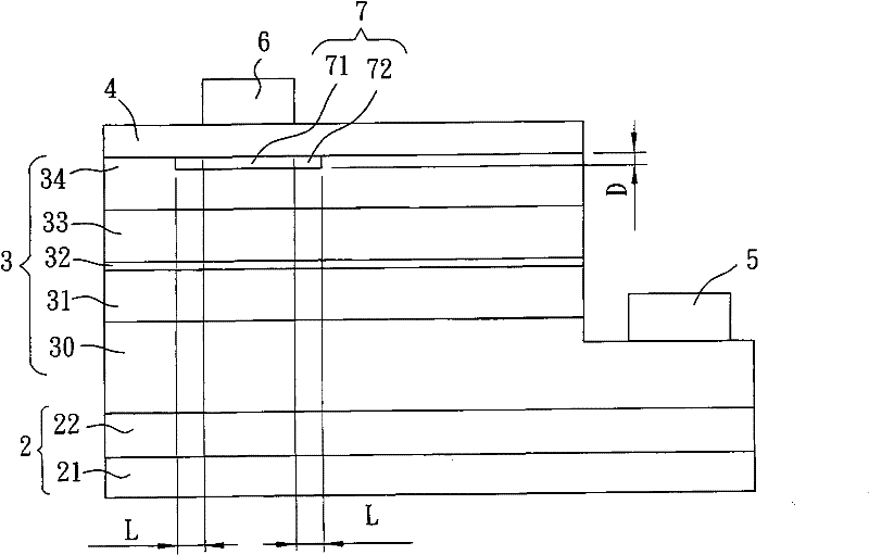 Light-emitting diode with passivation layer and preparation method thereof